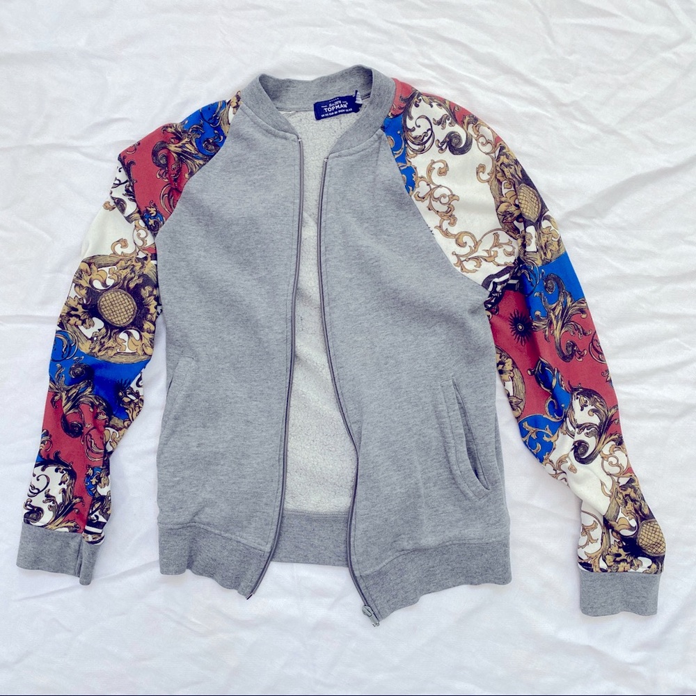 Topman Zip Up Sweater
